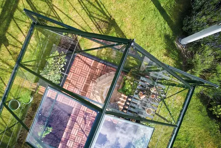 ICON 8 · 11.2 m² (8' x 14') Grøn m/3 mm Glas